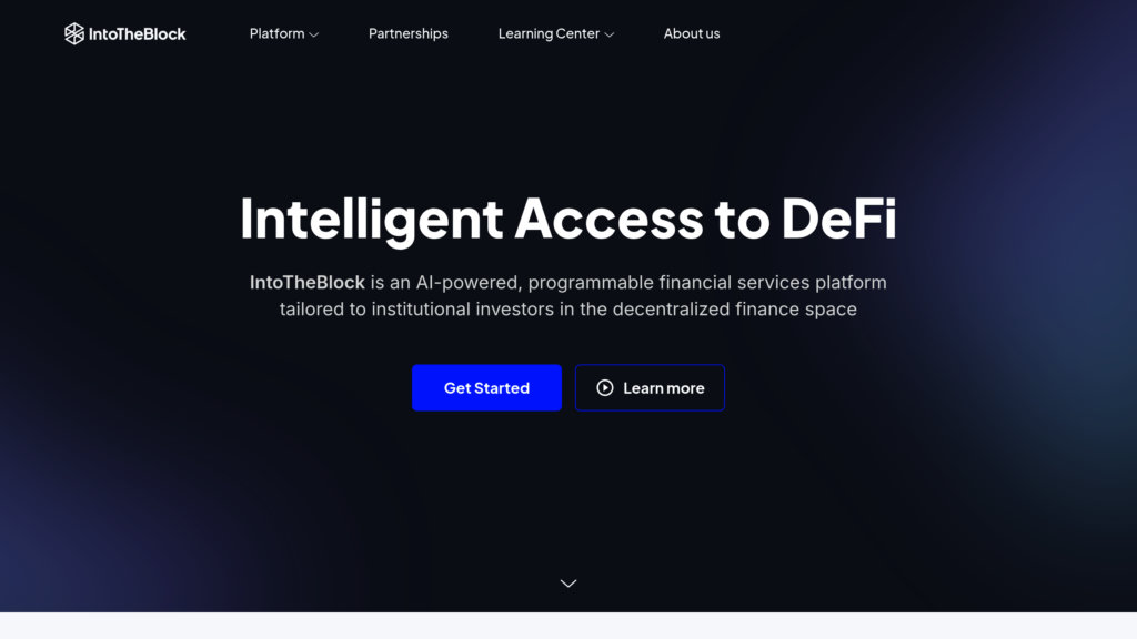 IntoTheBlock preview