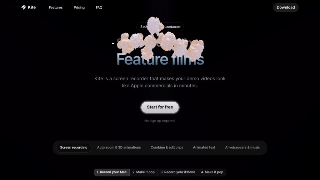 Kite.video preview