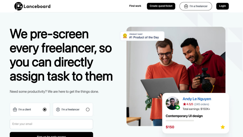 Lanceboard preview
