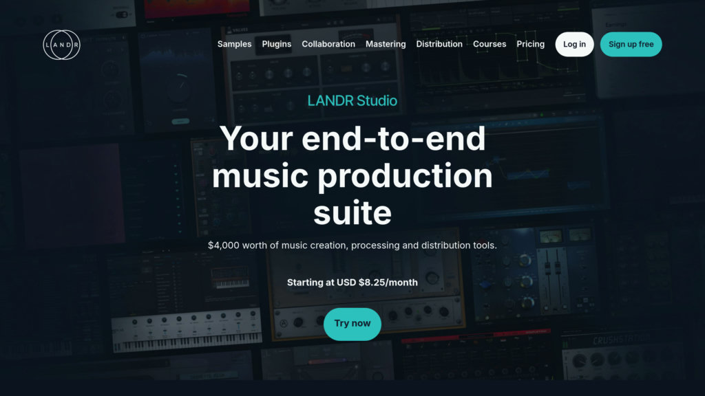 LANDR preview