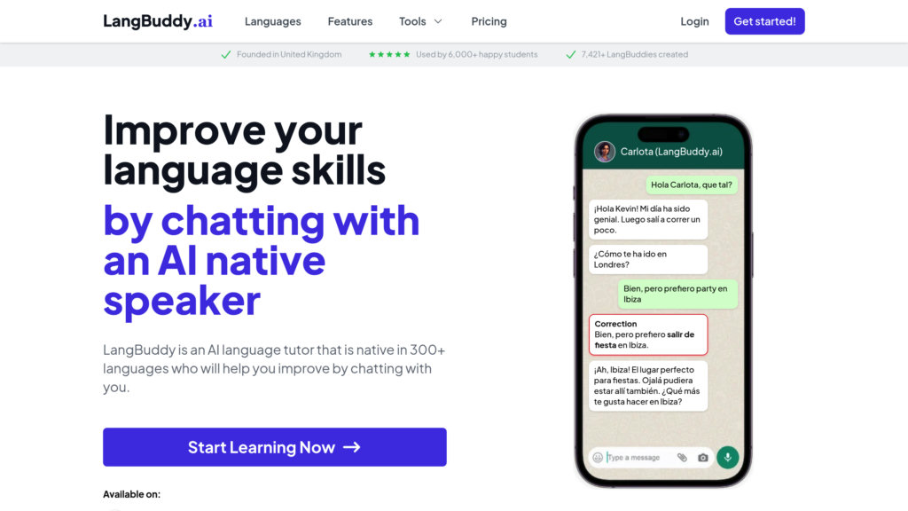 LangBuddy.ai preview