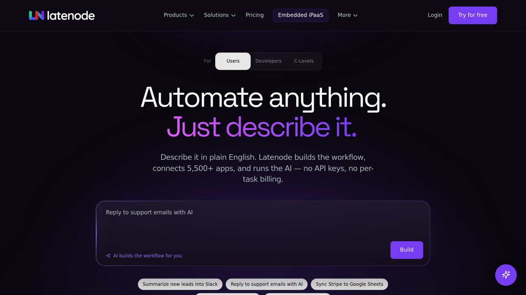 Latenode preview