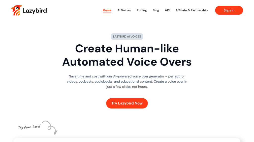 Lazybird preview