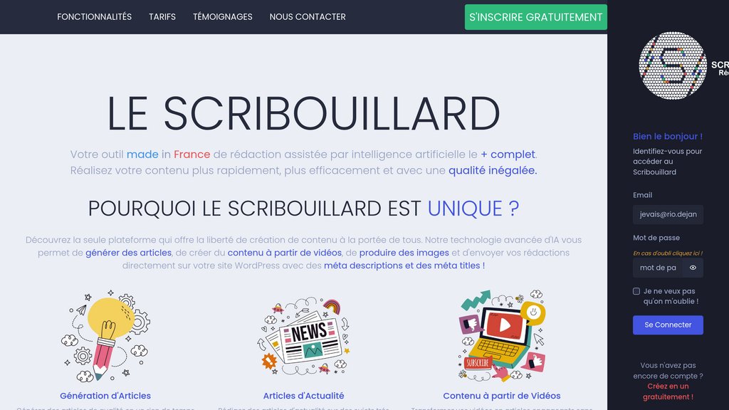 Le Scribouillard preview