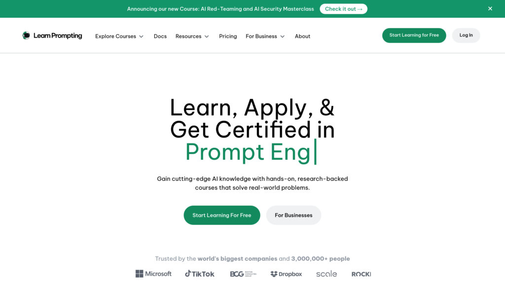 Learn Prompting preview