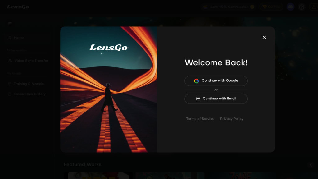 LensGo AI preview