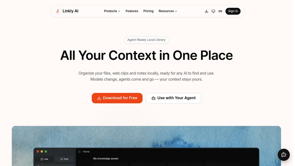 Linkly AI preview