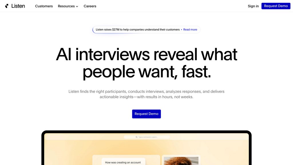 Listen Labs preview