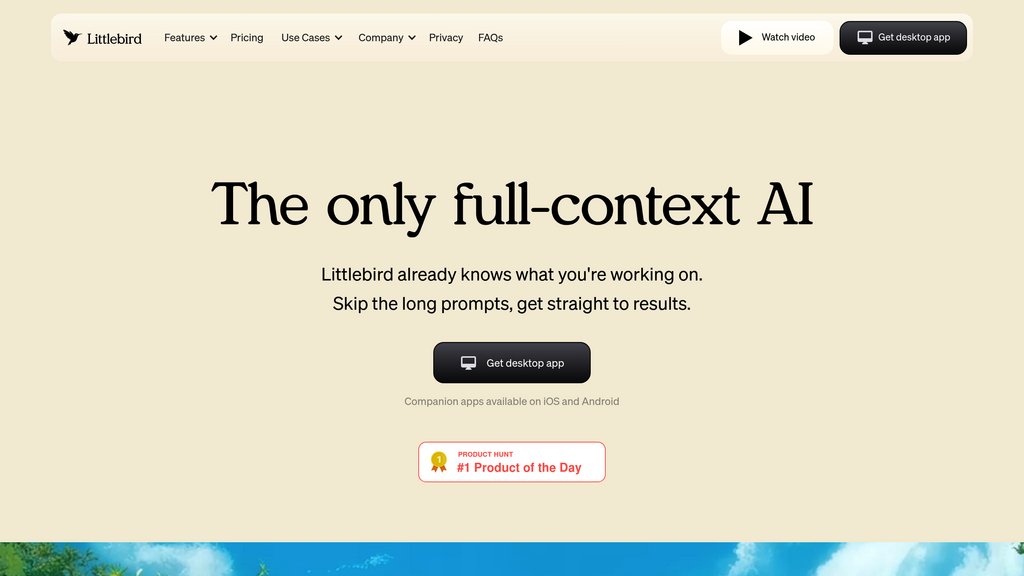 Littlebird preview