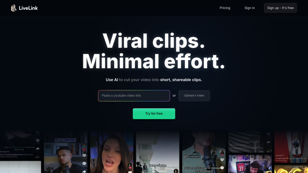 LiveLink AI preview
