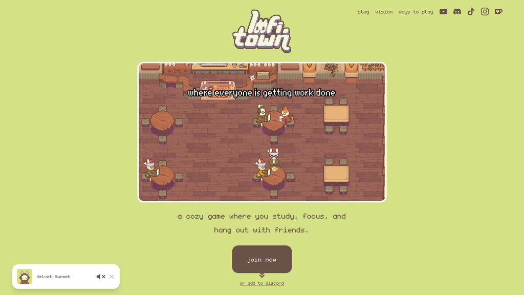 lofi.town preview