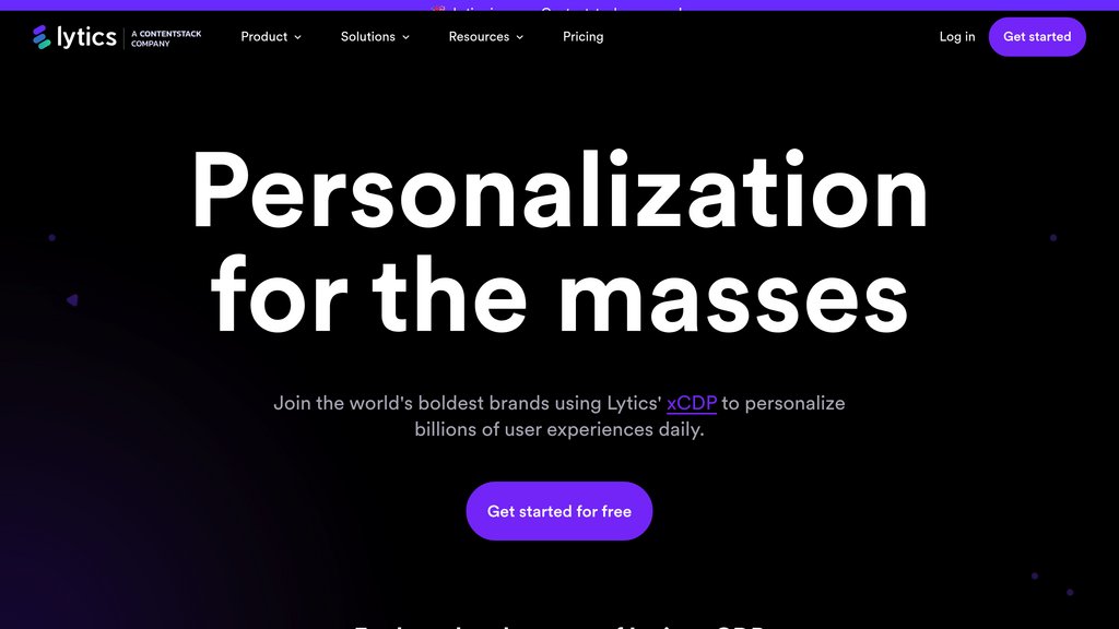 Lytics preview