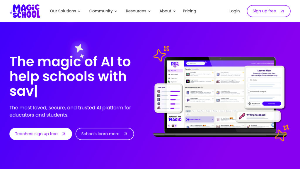 MagicSchool AI preview