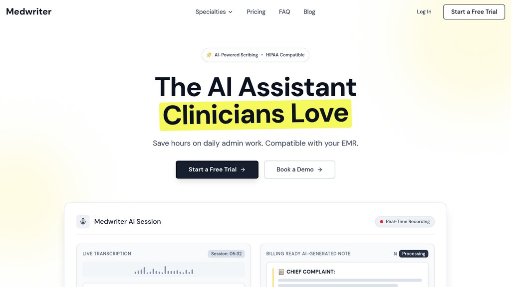 Medwriter preview