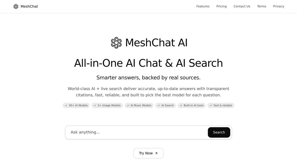 MeshChat preview