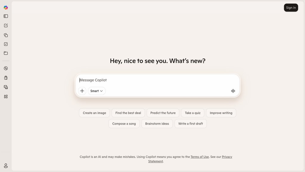 Microsoft Copilot preview