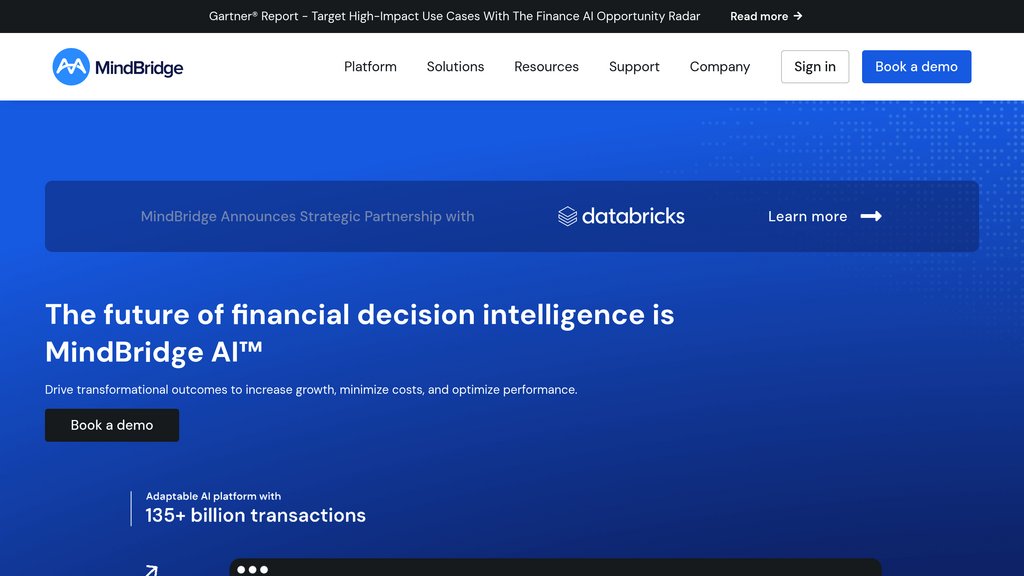 MindBridge AI preview
