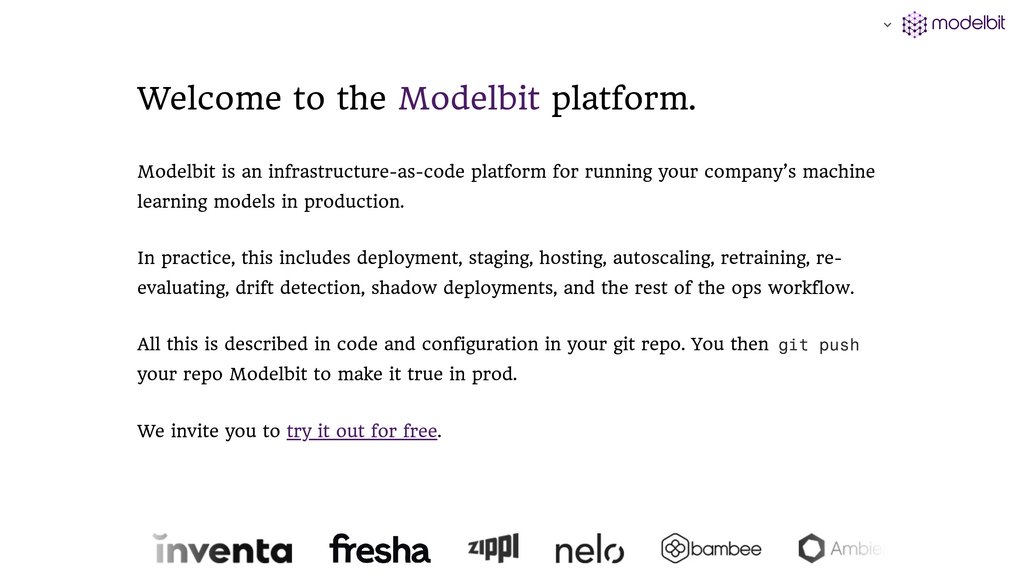 Modelbit preview