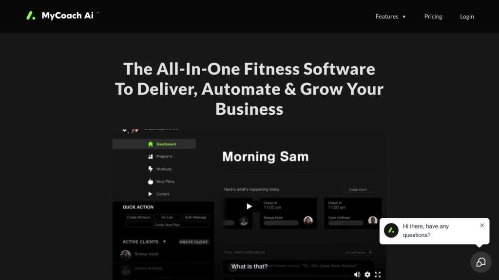 MyCoach AI preview