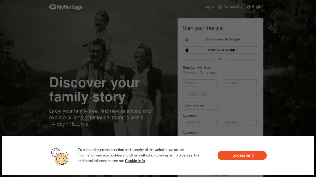MyHeritage preview
