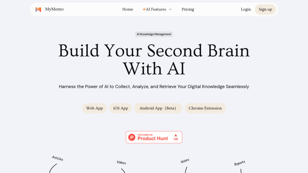 MyMemo AI preview