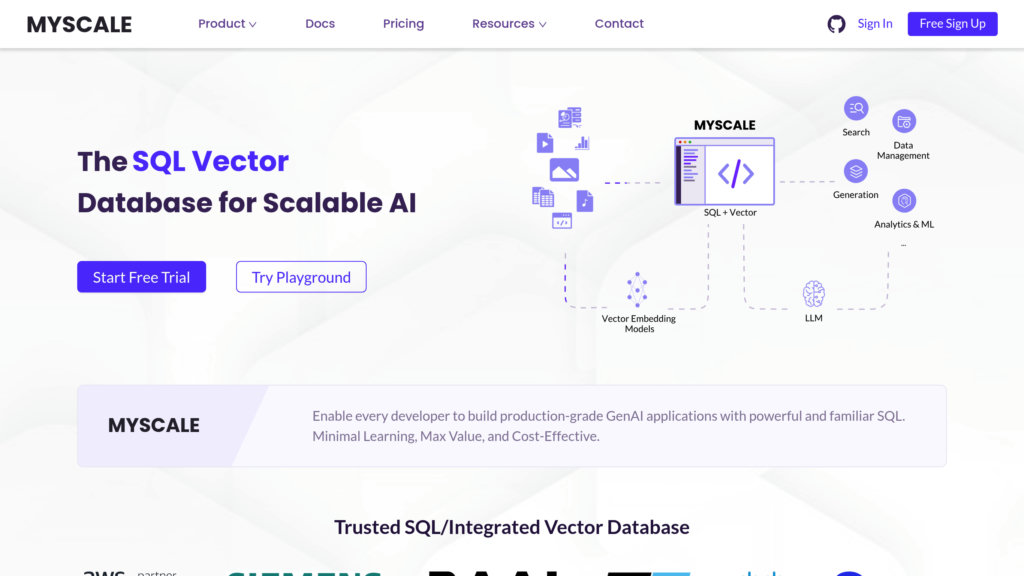 MyScale preview