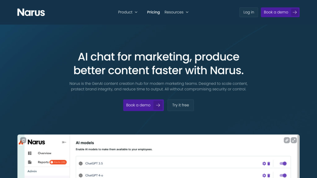 Narus AI preview