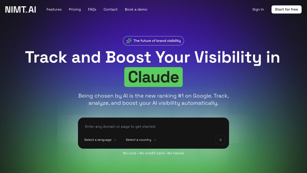 Nimt.ai preview