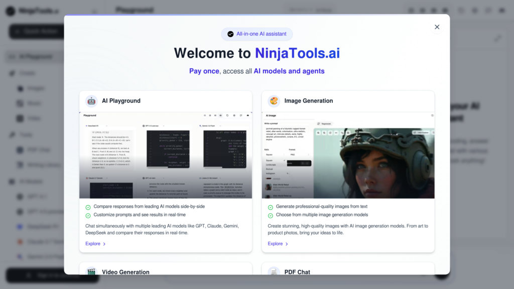NinjaTools AI preview
