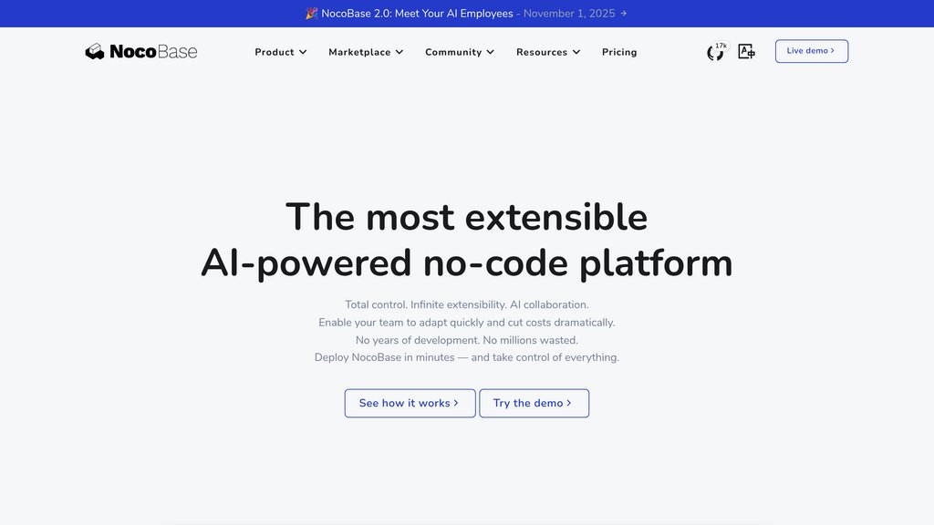 NocoBase preview