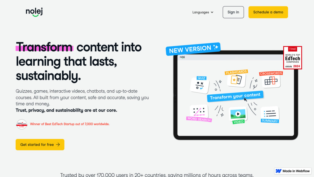 Nolej.io preview