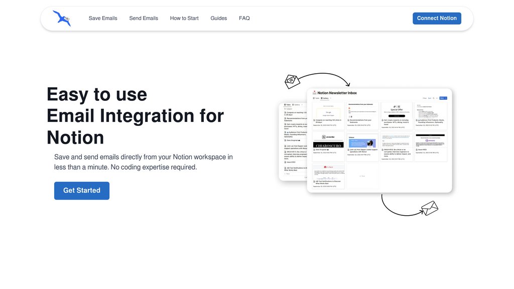 NotionSender preview