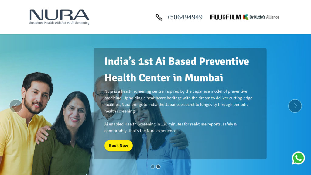 Nura AI Health Screening preview
