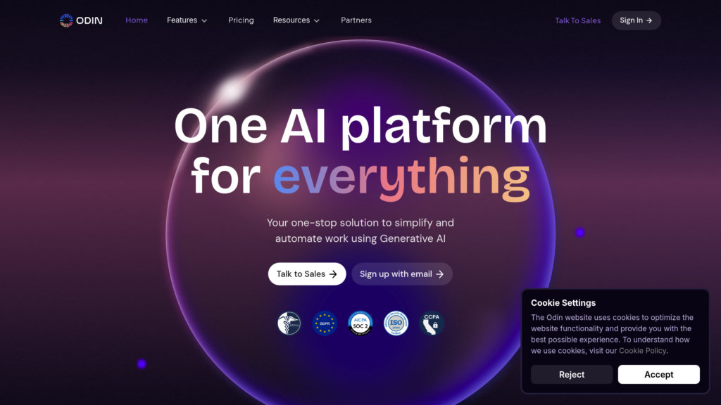 Odin AI preview