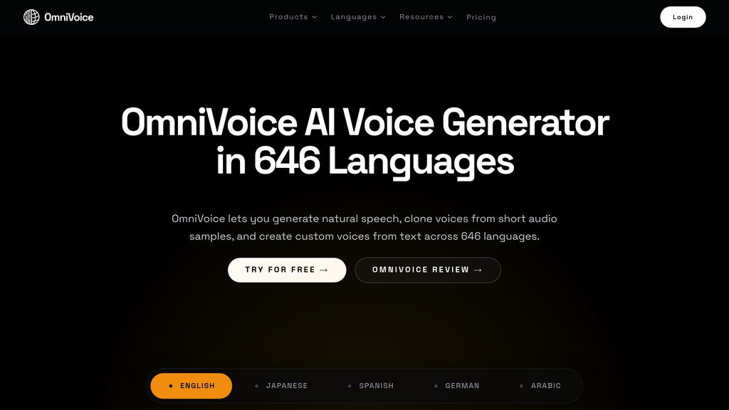 OmniVoice preview