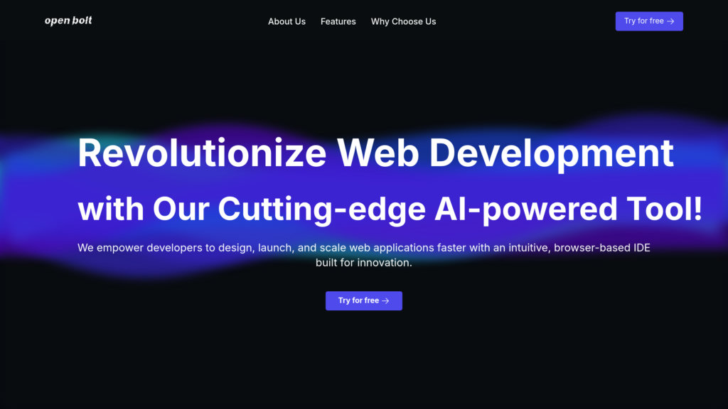 OpenBolt.dev preview