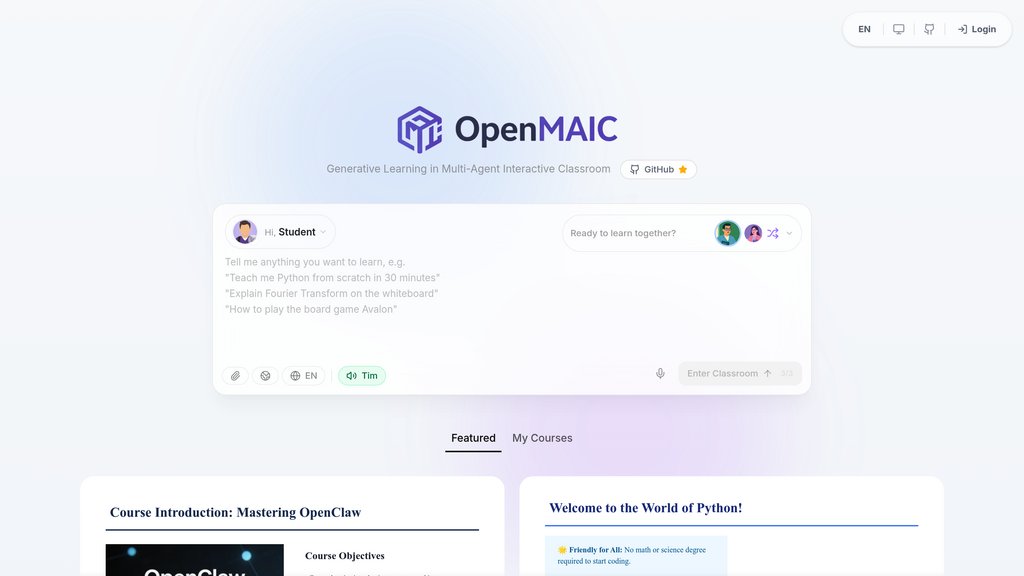 OpenMAIC preview
