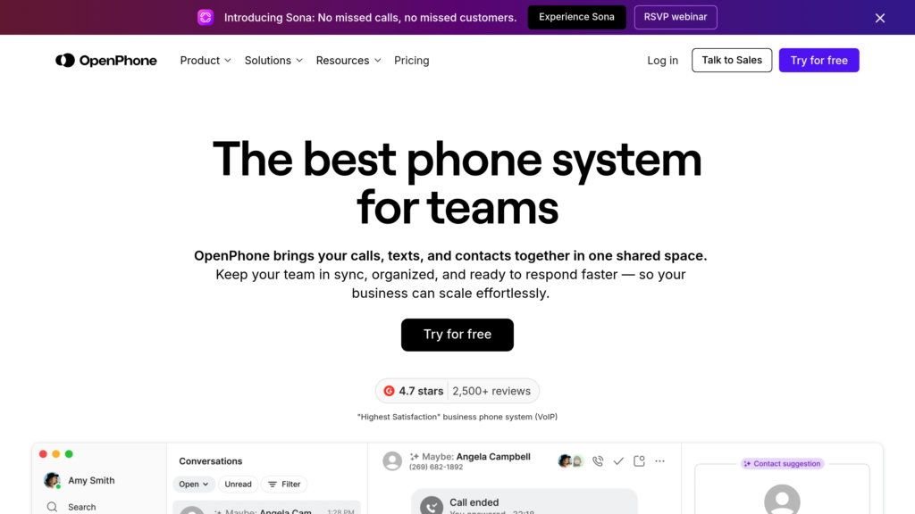 OpenPhone preview