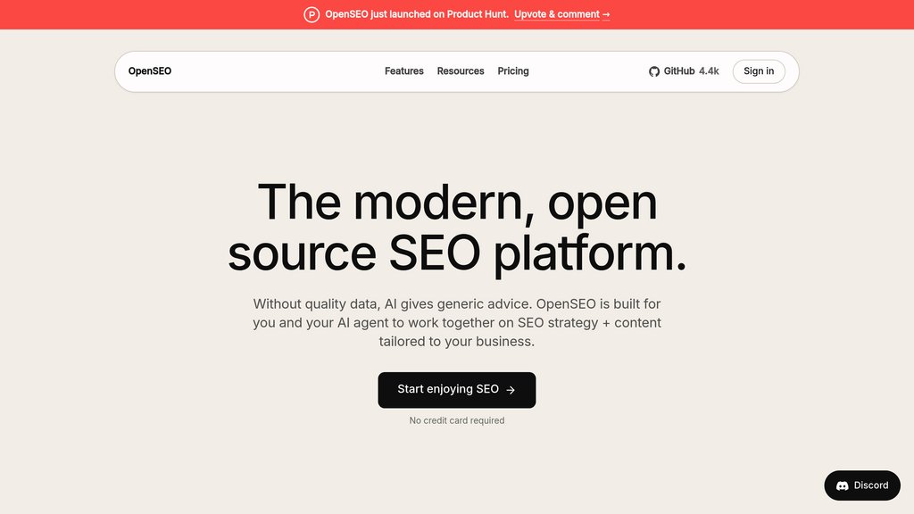 OpenSEO preview