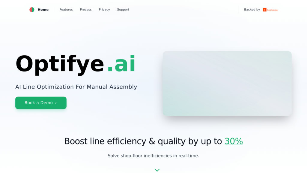 Optifye.ai preview