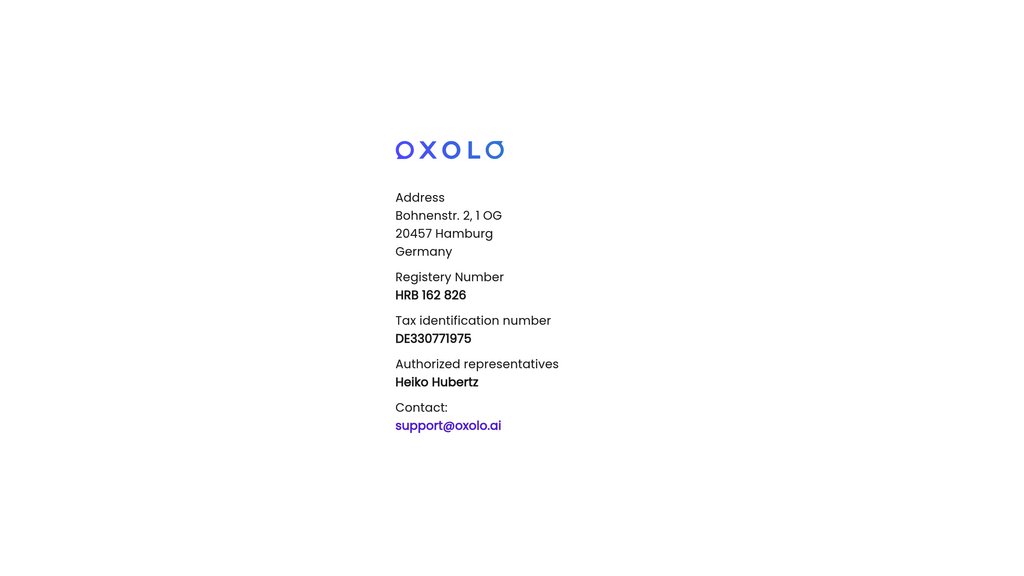 Oxolo preview