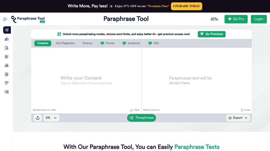 ParaphraseTool.ai preview