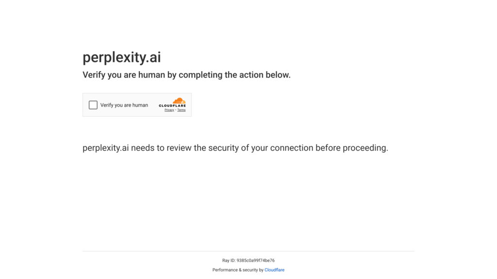 Perplexity AI preview