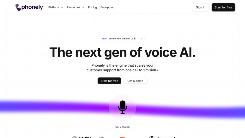 Phonely AI preview