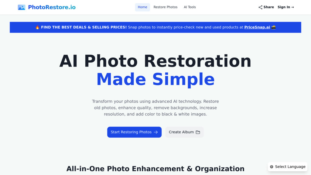PhotoRestore.io preview