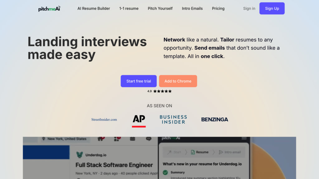 PitchMeAI preview