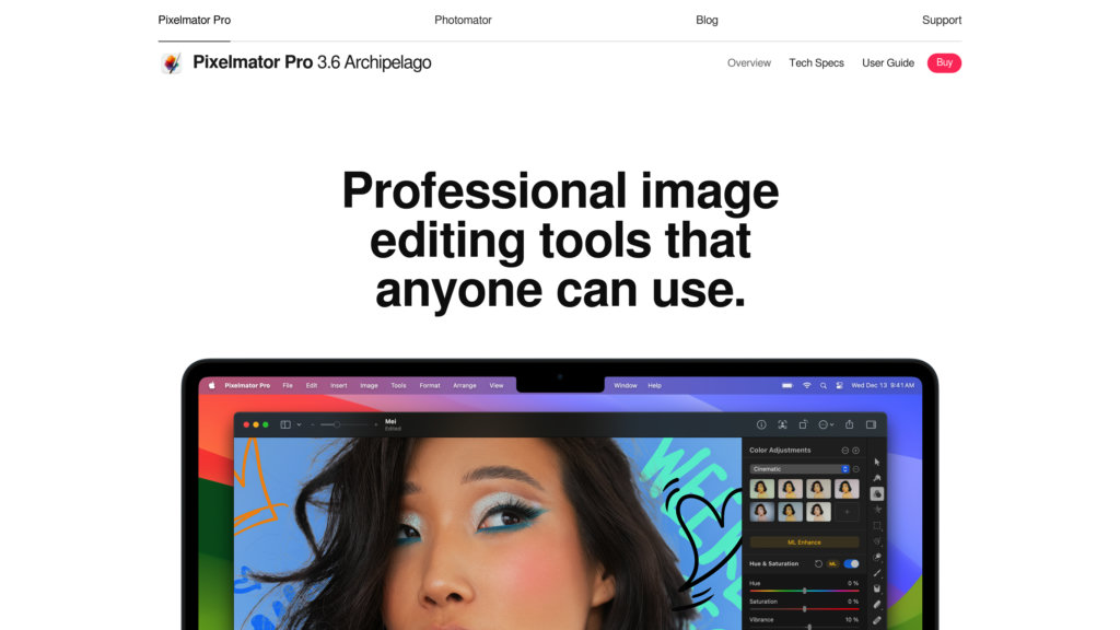 Pixelmator Pro preview