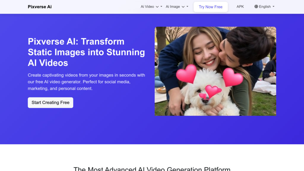 Pixverse AI preview