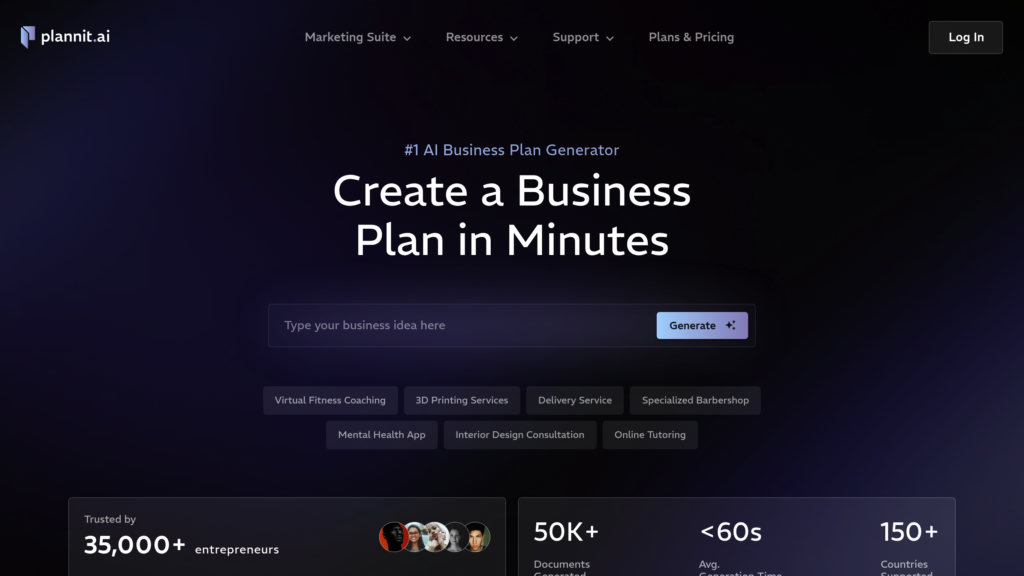 Plannit AI preview