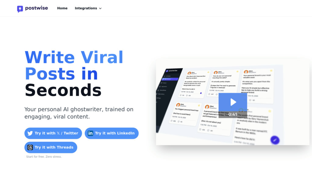 Postwise.ai preview